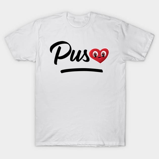 Puso Heart Pinoy Pride Filipino Philippines Gift T-Shirt by teeleoshirts